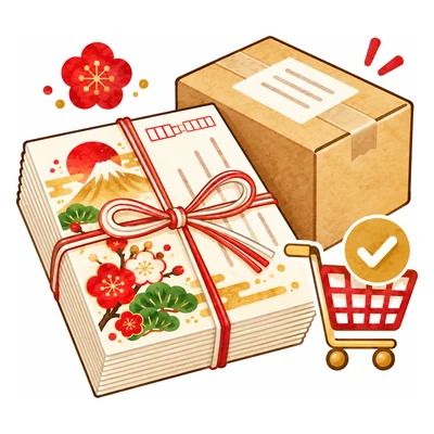 枚数と届け方を決めて注文する