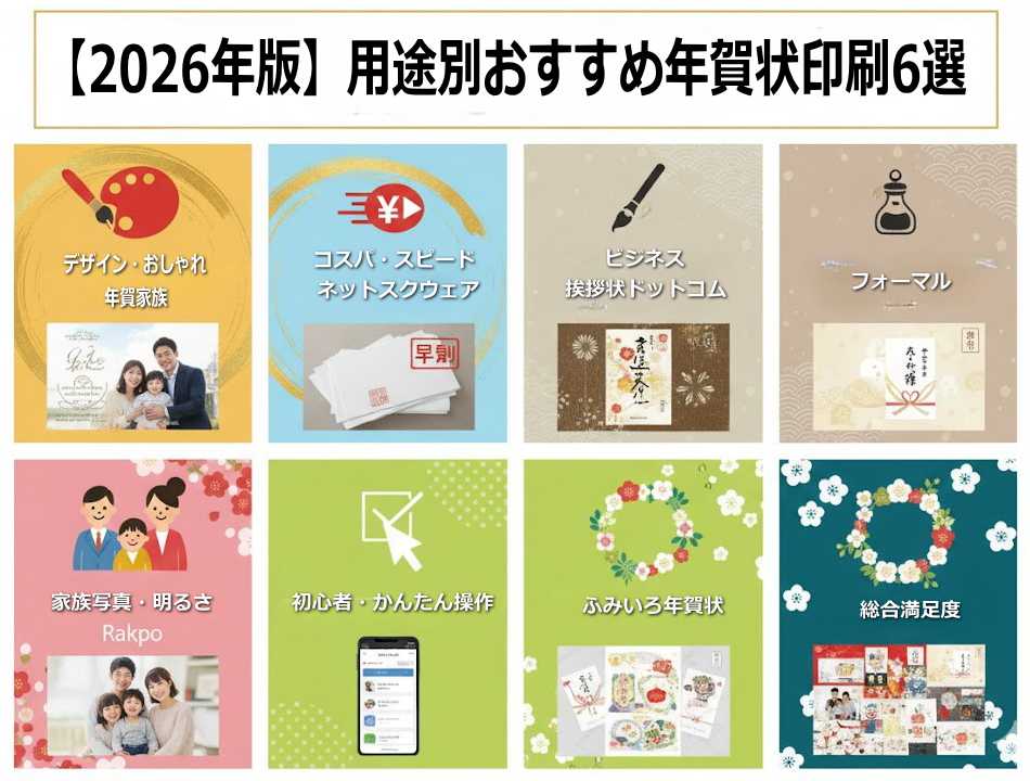 用途別年賀状印刷6選